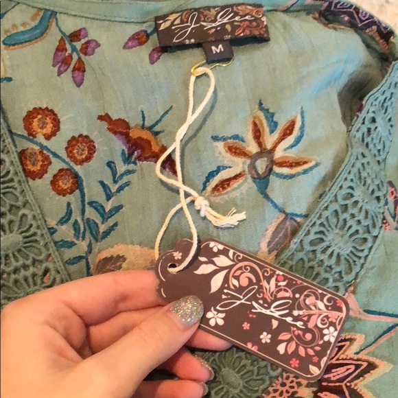 HP✨Beautiful Bohemian Floral Maxi Dress NWT - Picture 4 of 6